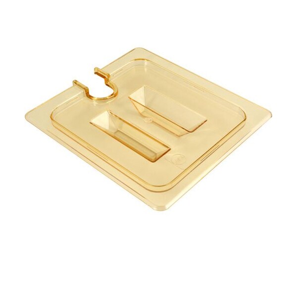 Carlisle Foodservice LIDFOOD PAN, SIXTH, NOTCH, AMBER for Carlisle Foodservice 10511U13 - main
